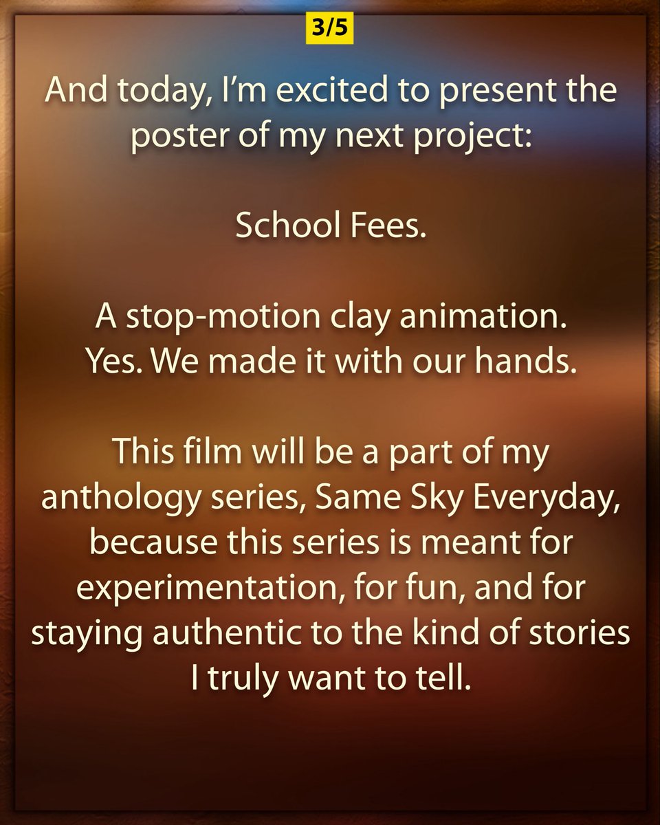 iAnishKumar's tweet photo. Presenting School Fees — my first INTERNATIONAL #shortfilm https://t.co/7c7HOgjDDf