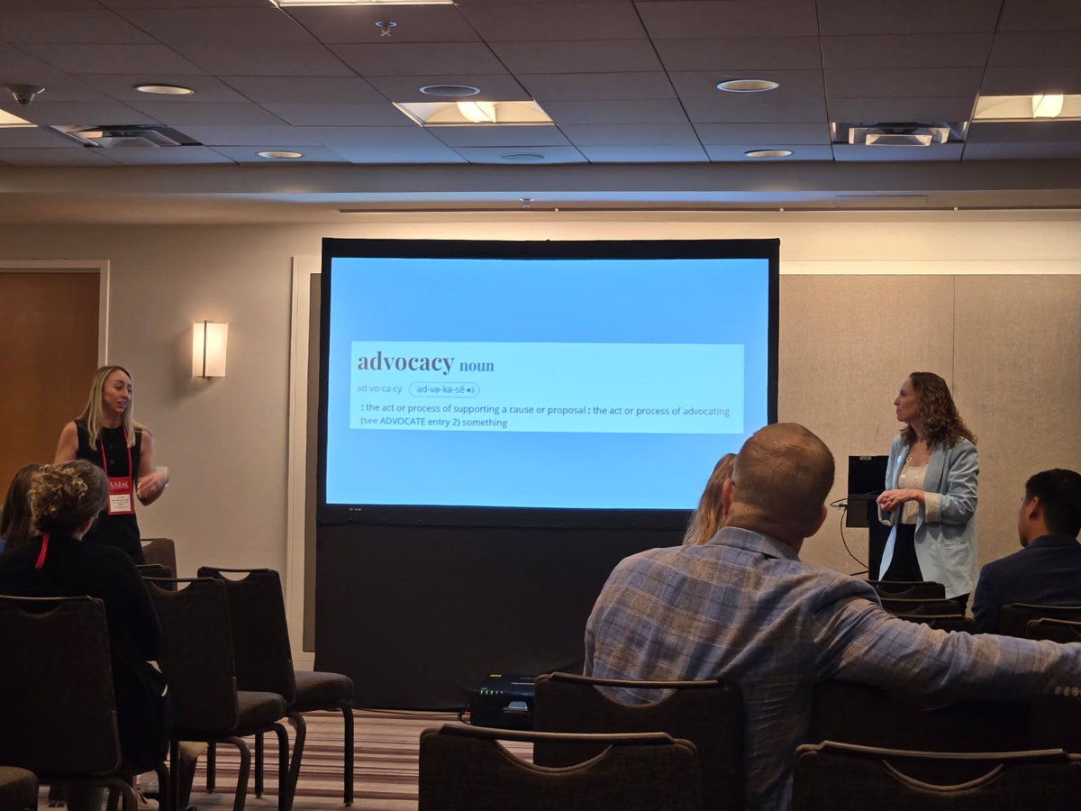 aaeminfo's tweet photo. Advocacy took center stage at #SAEM26 ⚡️

Proud to see Dr. Vicki Norton, current AAEM President, and Dr. Katy Wyszynski, Immediate Past President of AAEM RSA, present on advocacy in emergency medicine at @SAEMonline.

#EmergencyMedicine #PhysicianAdvocacy #AAEM https://t.co/WtXIbWk0Uk