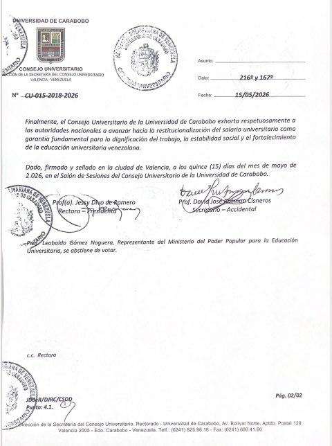 Universidad de Carabobo tweet media