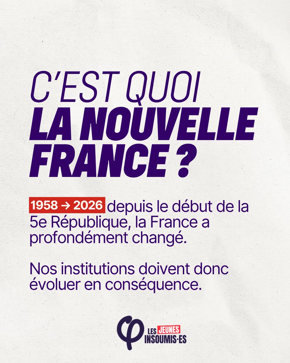 InsoumisJeunes's tweet photo. Depuis quelques semaines, on entend beaucoup parler de la nouvelle France à la télé.

On t’explique ce que c’est. ⤵️ 🧶 https://t.co/yxHj6AvQUw