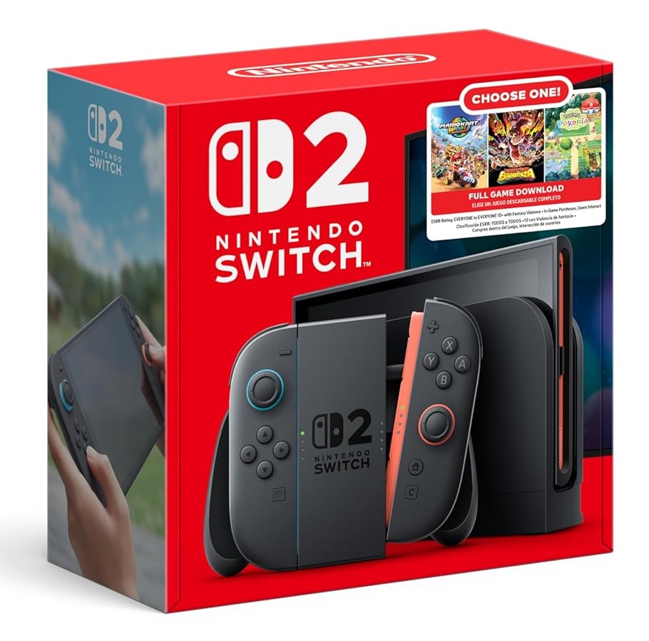 New Nintendo Switch 2: Choose Your Game console bundle deal now