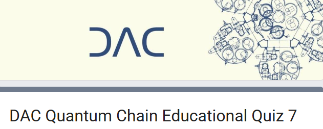CryptoAltruista's tweet photo. #DAC Quiz 7 
🔗https://t.co/3whnEXSqcU
Odpowiedzi : A - B - B - D - C - A - B https://t.co/k8lydnTJeN