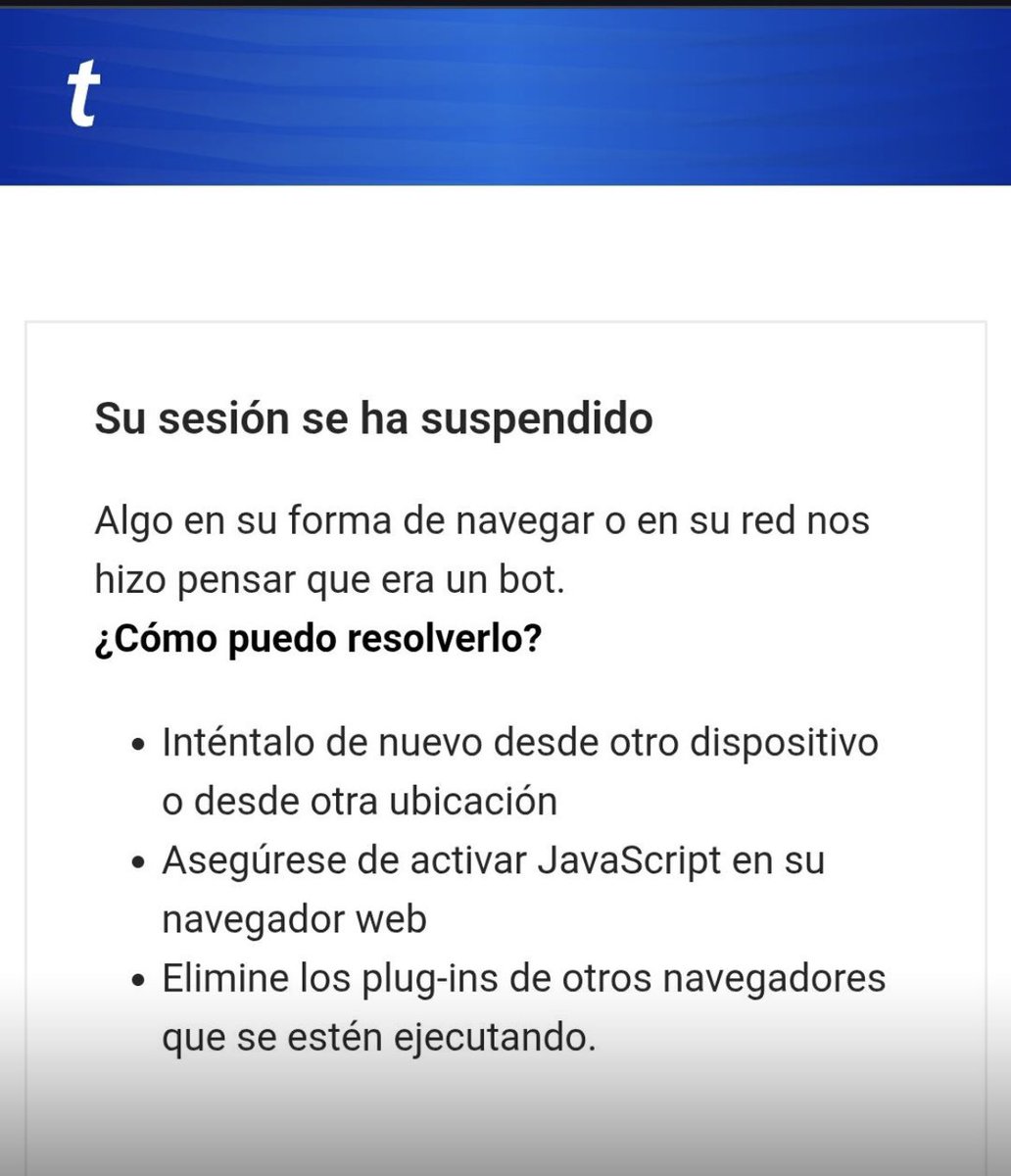rulorgas's tweet photo. @Ticketmaster_Me desde cuando estar esperando turno en fila virtual como idiota es una forma sospechosa de ser un bot?
✊🏼 https://t.co/zWu0D0QVdn