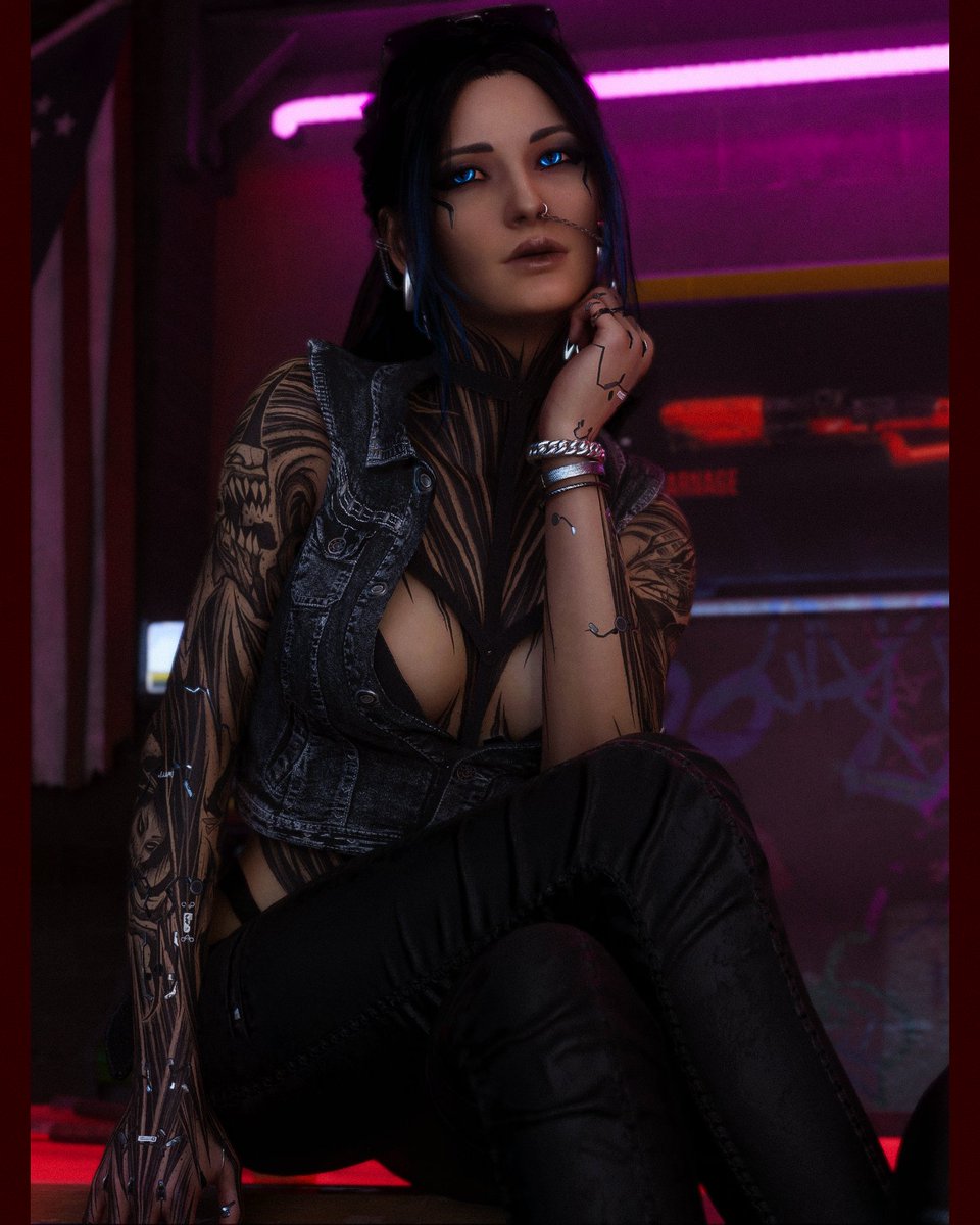 Maniekk35's tweet photo. Girls Meeting 

#Cyberpunk2077 #Cyberpunk2077PhotoMode #VirtualPhotography #PhotoMode https://t.co/JrHjYEjW63