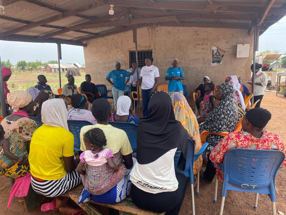YAMghana's tweet photo. Last Saturday, YAM Tamale branch conducted a community outreach at Gbanyamli. 

The engagement focused on educating residents on #SGBV , creating awareness on the support systems available and referring them to the #YENKASA contact center. 

Join the Action, Protect the Future https://t.co/vRCbVHeQ1A