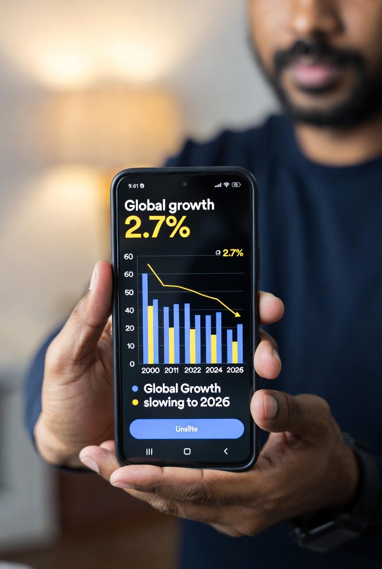 LINO_FCB's tweet photo. La croissance mondiale devrait ralentir à 2,7% en 2026, freinée par les tensions commerciales, la dette et le manque d’investissements.
#Finance #ÉconomieMondiale #UNCTAD #Croissance #MarchésMondiaux https://t.co/KTJrNT9xq0