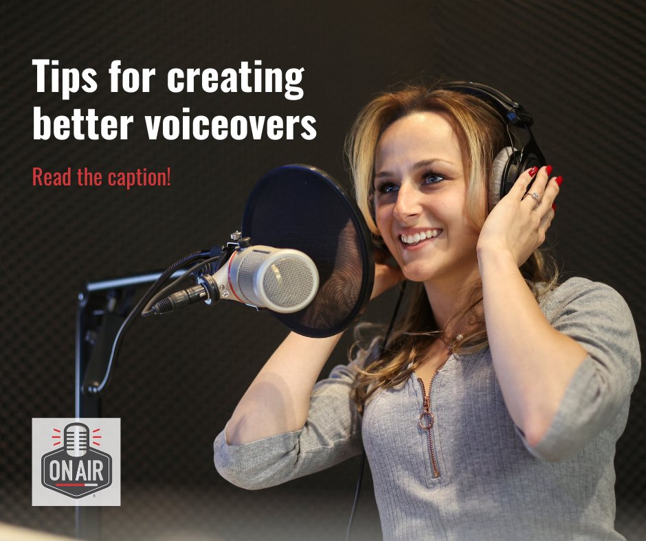 OnAirRecordings's tweet photo. Working on a voiceover? Here are some tips: 

🎙️Take care of your voice
🎙️Practice the script out loud
🎙️Stand up while voicing
🎙️Listen carefully to yourself read the script
🎙️Be mindful of the microphone

Read this blog!
https://t.co/0m2K3xRuvW https://t.co/umupia2y0S