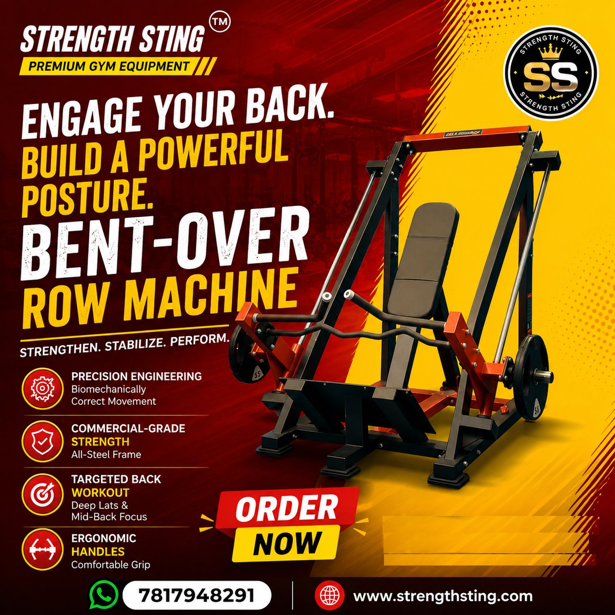 StrengthStings's tweet photo. Gym Direct from factory: 078179 48291
Visit: https://t.co/ywdQy60OeV Upgrade your gym with premium quality machines at factory price.

Strength Sting brings you a complete range of gym equipment – from heavy-duty machines to dumbbells, benches, and accessories https://t.co/ed7fEDm0J3