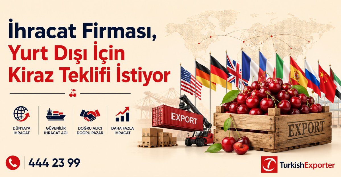 TurkishExporter Araştırma Servisi tweet media