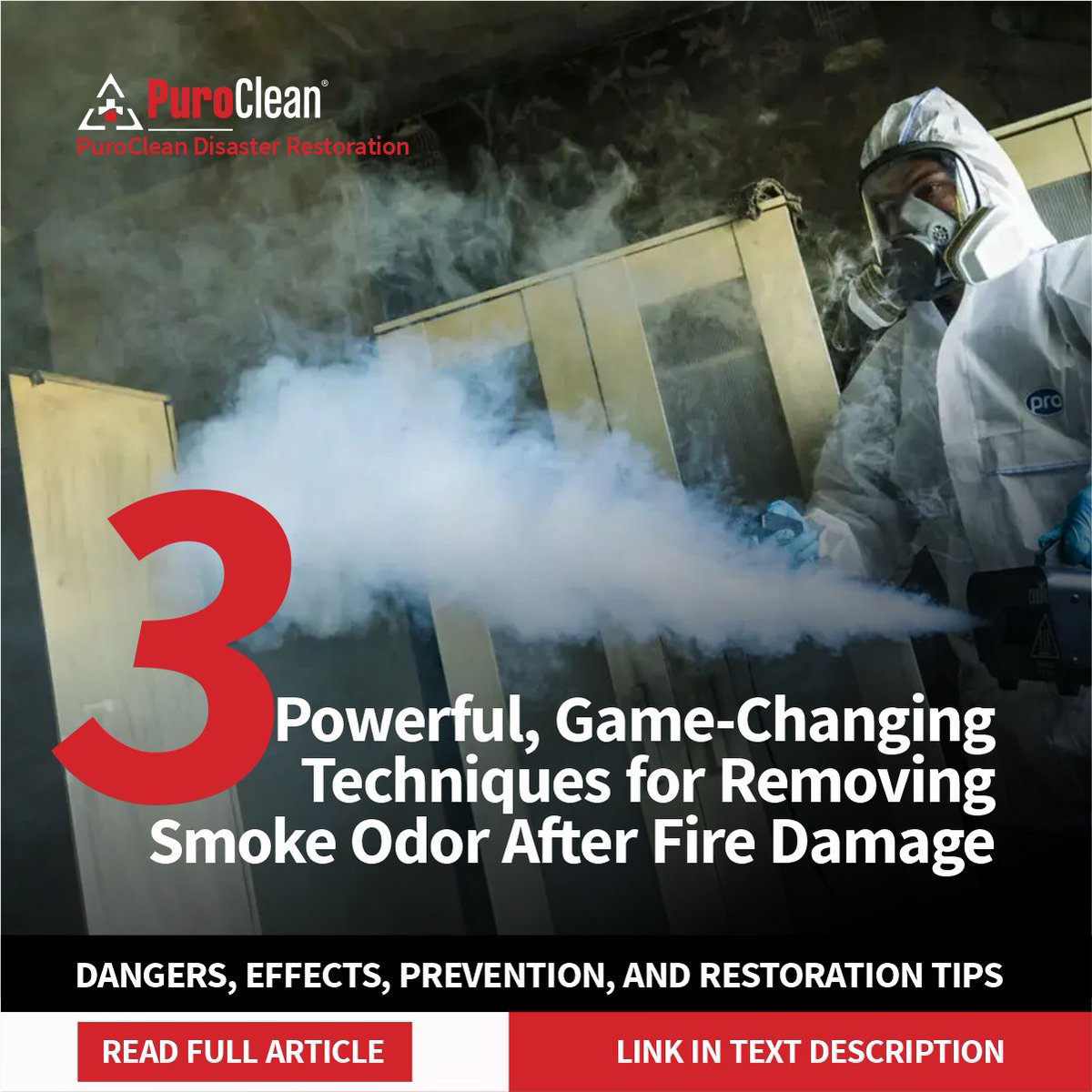 Purocleanfwayne's tweet photo. Surface cleaning won't reach these hidden contaminants. Professional techniques like thermal fogging, ozone generators, and specialized cleaning agents break down smoke particles and restore indoor air quality. 

Call for restoration now

#SmokeDamage #FireRestoration #PuroClean https://t.co/j8RGeuP2Kv