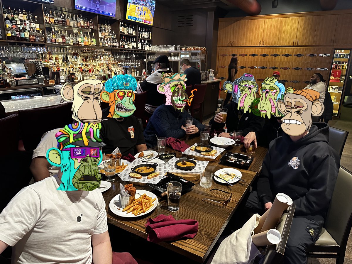 MichiganApes's tweet photo. Michigan Apes x @BoredApeYC — IRL meet-up officially in the books 〽️🦍

Good people, good vibes, and even better energy. Love seeing the community come together like this.

Appreciate everyone who pulled up — already looking forward to the next one 🥂

IRL is the Alpha https://t.co/uuGuaAv6Li