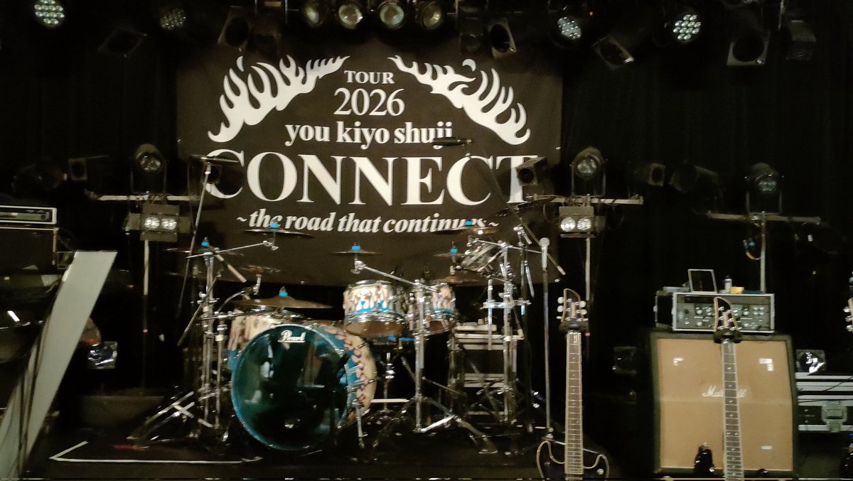 janne_dqx's tweet photo. CONNECT FCライブ2日目終了！
shujiのドラムソロだけでなく、kiyoのソロもやってくれたのには感動でした🥹
Hunting史上最高の5回はメチャ楽しかった！
本日もお疲れ様でした！
#youkiyoshuji
#CONNECT https://t.co/deOXOLPXxO
