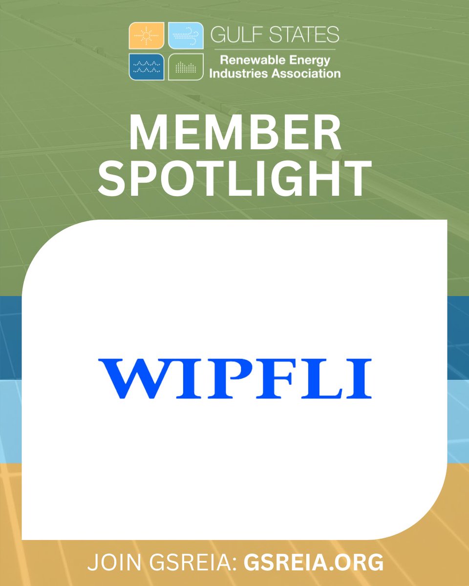 GSRenew's tweet photo. As projects across the Gulf Coast rush to construction, GSREIA Member @Wipfli_Official leads Domestic Content & FEOC compliance and assurances.

Wipfli provides critical guidance that helps renewable energy projects stay compliant, competitive and financeable.

Learn more at https://t.co/b1rimnyjoQ