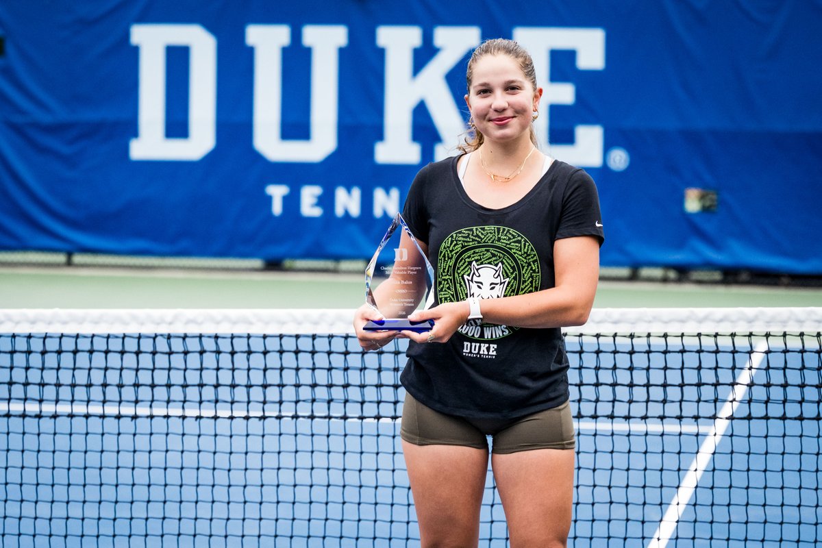DukeWTEN's tweet photo. That's our MVP 😈 🫶

Congratulations to Irina on being this year's Charles Hamilton Hargrave Most Valuable Player 👏 👏 👏 https://t.co/DQMOjIOb2U