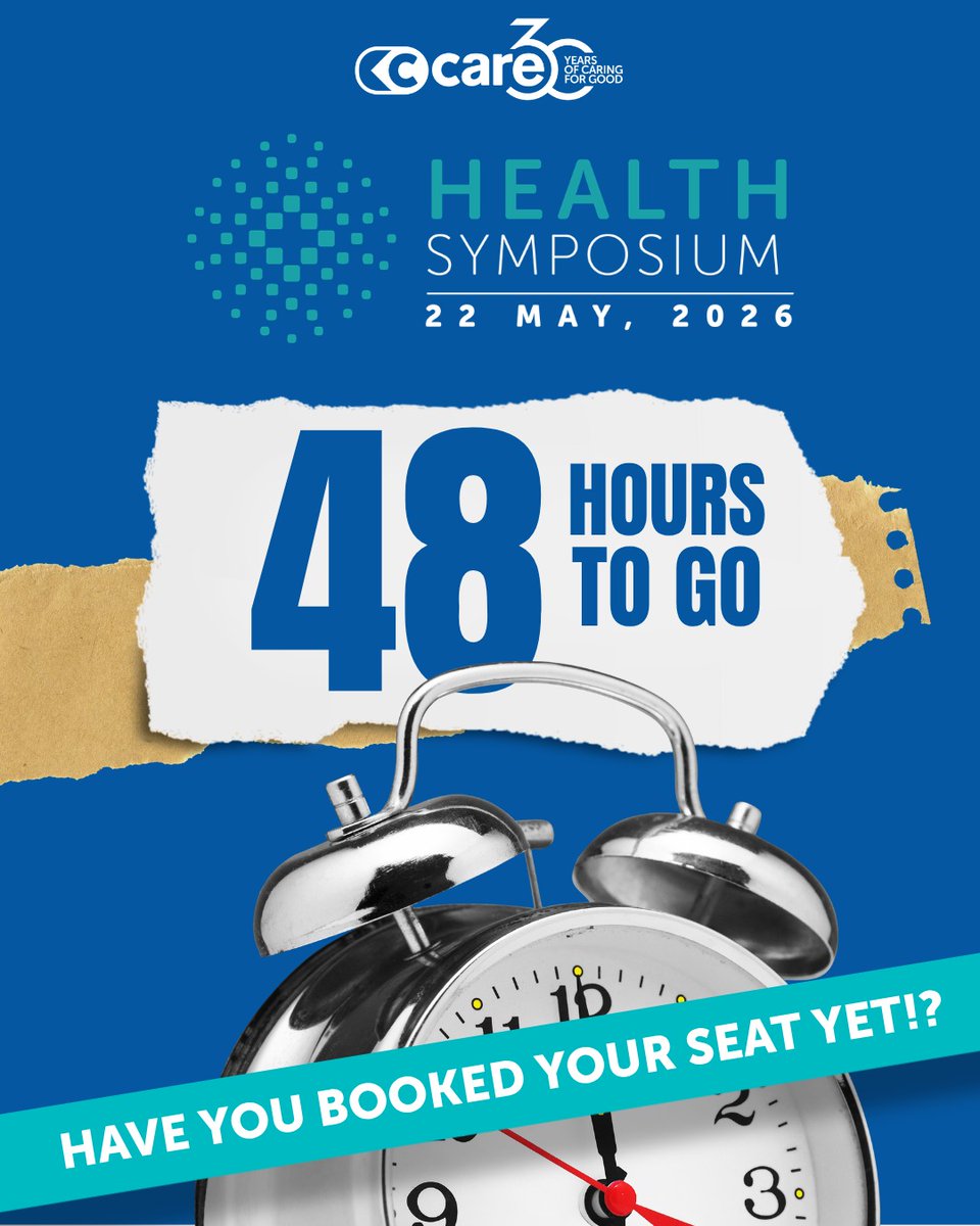 C_Care_Uganda's tweet photo. 𝐓𝐡𝐞 𝐜𝐨𝐮𝐧𝐭𝐝𝐨𝐰𝐧 𝐢𝐬 𝐨𝐟𝐟𝐢𝐜𝐢𝐚𝐥𝐥𝐲 𝐨𝐧, 𝟒𝟖 𝐡𝐨𝐮𝐫𝐬 𝐥𝐞𝐟𝐭! 

The final preparations are underway for the Annual C-Care Health Symposium 2026, happening this Friday. 

Drop a 🩺 if you'll be joining us!

#CCareSymposium2026 #CCareAt30 https://t.co/rhBzD2lgZK