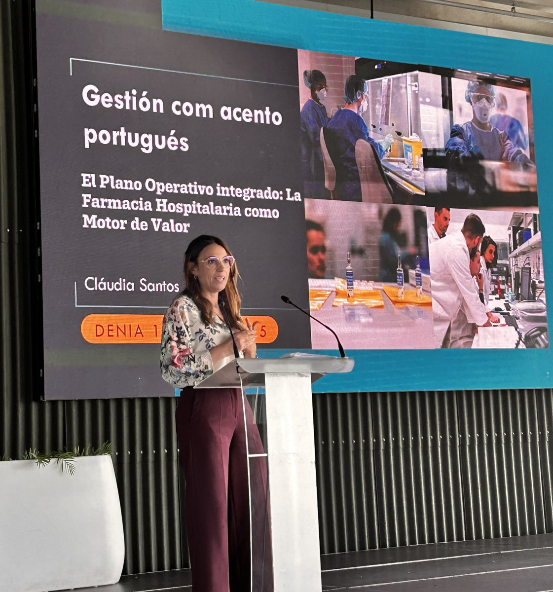 poquet68's tweet photo. “Gestión con acento portugués” con Claudia Santos en el XVIII Curso de Merodologia en Gestión Farmacoterapeutica en Dénia @farmaformacio #cursogesfar https://t.co/tFQkpUPhI8
