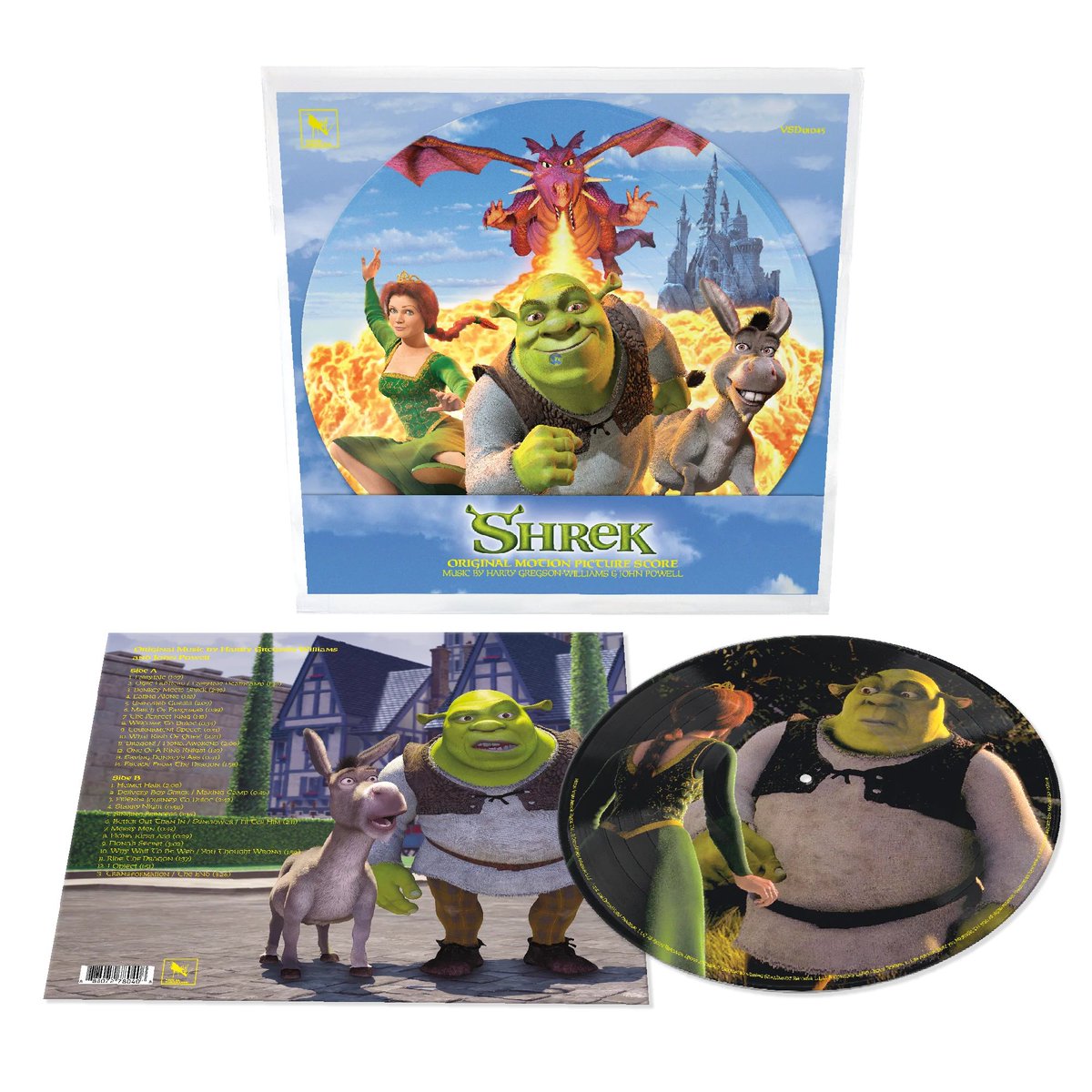 feirinhavinil's tweet photo. A trilha de Shrek ganhou uma nova versão em disco de vinil picture disc pela Bravado! https://t.co/cu8O8ift4C