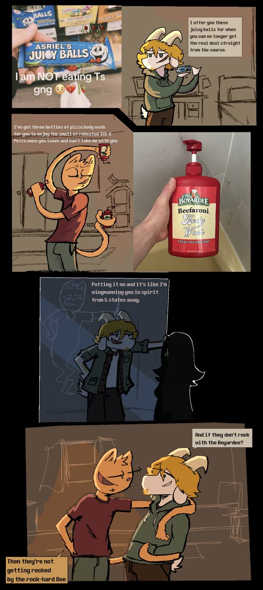 mpants11's tweet photo. Horrible recommendations
setting his homeboy up for failure to keep him all to himself trust
#utdr #deltarune #burgerpants #pizzapants #asrieldreemurr #azzypants https://t.co/xrJFIZNhfF