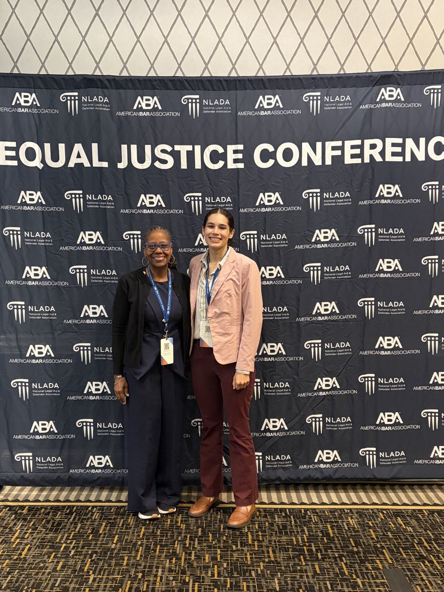 KLSforkansas's tweet photo. Executive Director Matthew Keenan, Director of Advocacy and Litigation Casey Johnson, Director of Pro Bono Services Joy Springfield, Staff Attorney Andrew Kent, and Paralegal Addison Mininger spoke at the 2026 ABA/NLADA Equal Justice Conference in Charlotte, North Carolina. https://t.co/FILhEsReJS