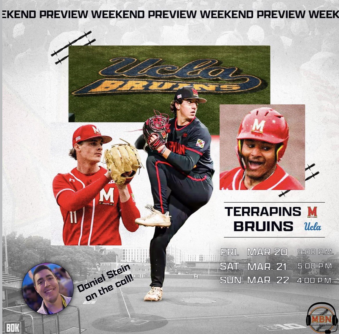 RyanMartinPxP's tweet photo. Deserved S/Os to @BDKaufman_, @DashTischler! 

Both great broadcasters while @MDBaseballNet’s social media/publicity doesn’t happen w/ out Benji.

- 323 graphics since Feb. 5, 2024
- 8%+ engagement growth during in-season months

Thank you for leaving it better than you found it! https://t.co/RQGqI5QwYV