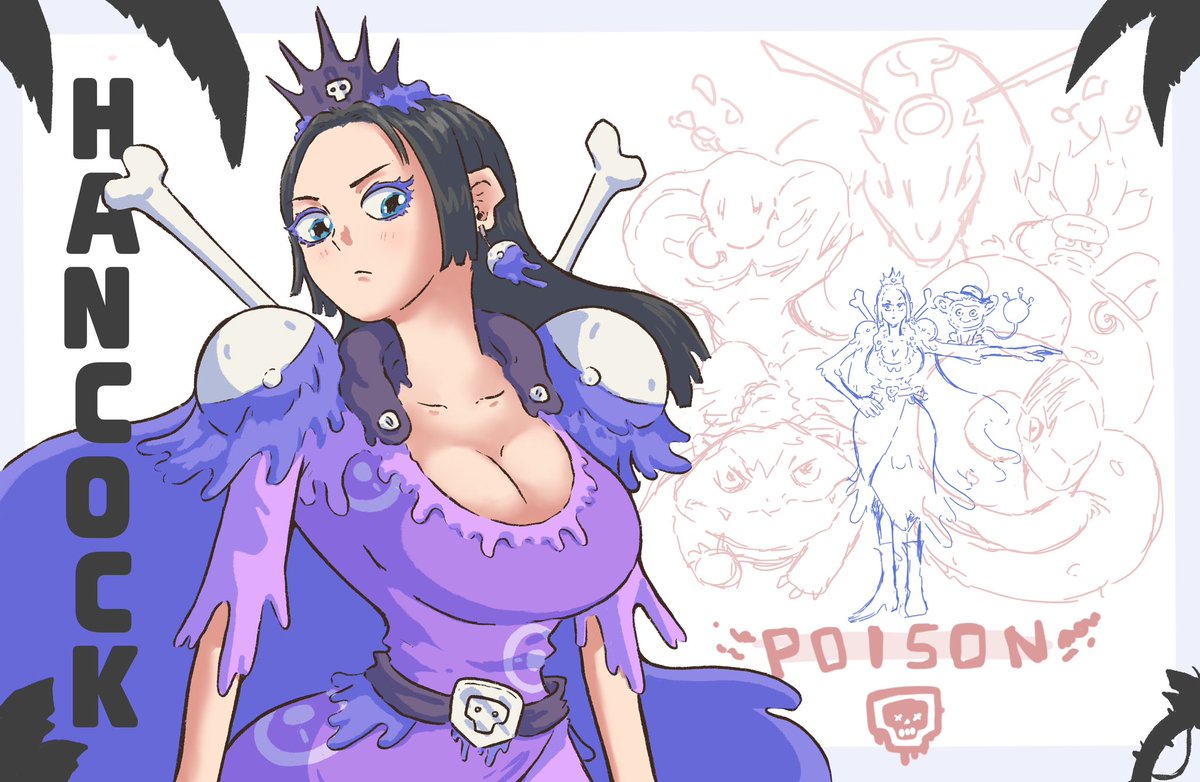SadFishArt's tweet photo. So, Boa Hancock  x Pokémon, Posion gym leader, cleaning and adding colors o7

#ONEPIECE〜 #boahancock #pokemon https://t.co/UwYn51IRTp