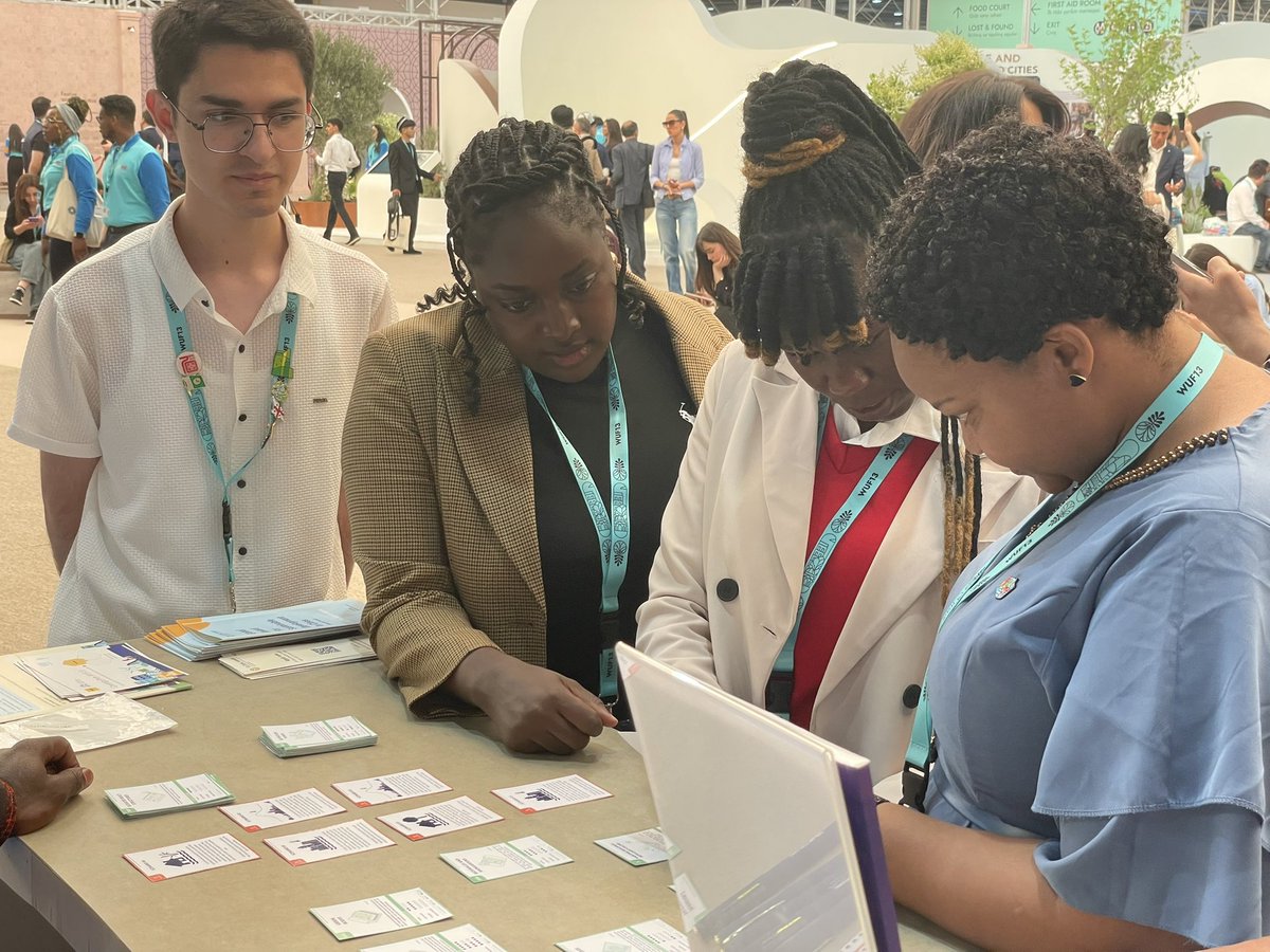 activecitizensu's tweet photo. At the World Urban Forum in Baku, we continue advocating for greener, people-centered, and climate-responsive cities for present and future generations. #WUF13 
@dreamtownngo @CISUdk @HolisticActions https://t.co/C7ijH5X8R0