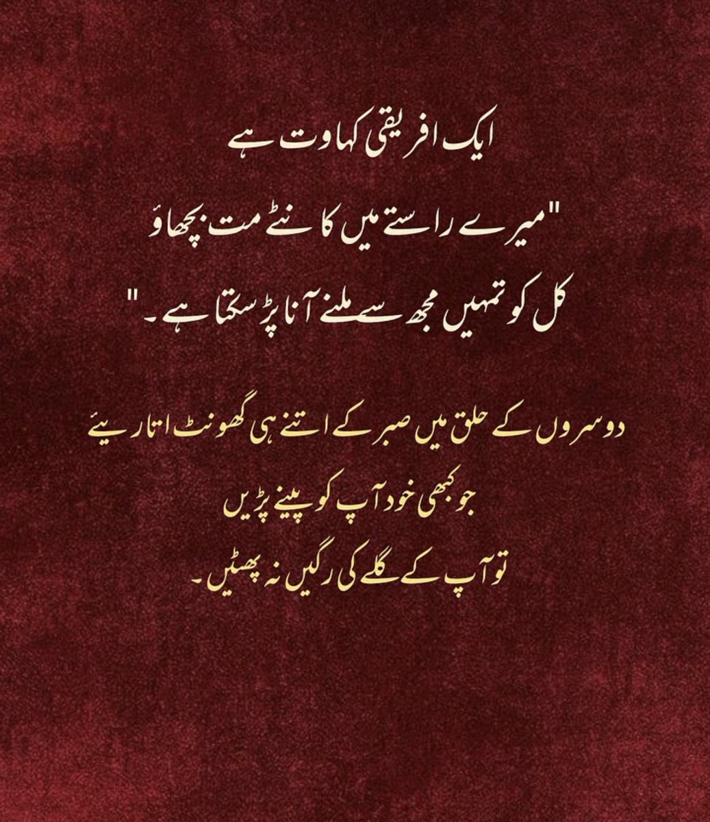 nuzionline's tweet photo. ایک کہاوت 💕✨

 #peace #respect #diary 
#PeaceOfMind  #WeeklyInspiration
#HappyMay #GoodMomentsYourWay https://t.co/LlKwXDA9U2