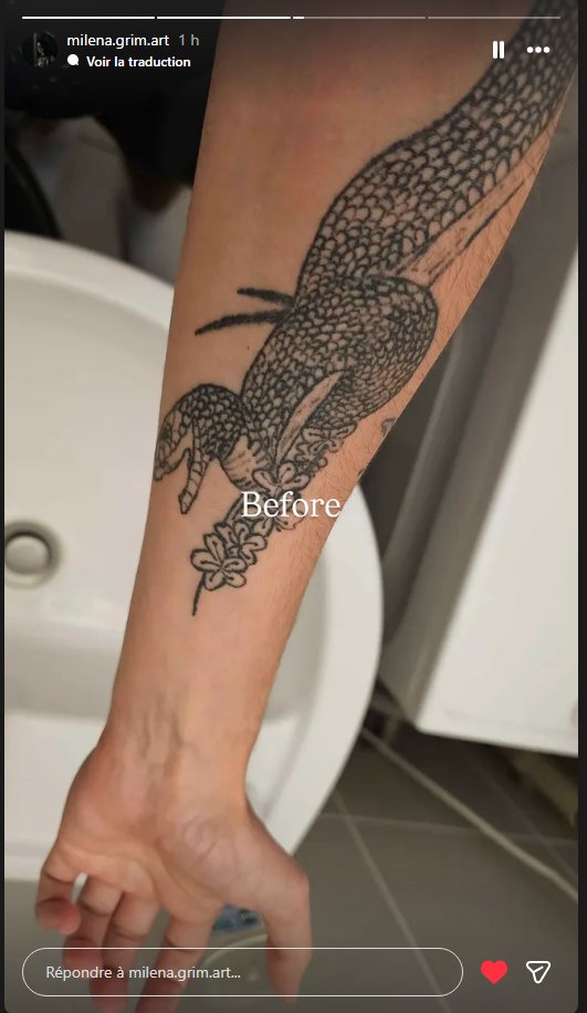 Iryldis's tweet photo. J'ai enfin fini mon tatouage commencer en décembre !! j'suis hyper content du rattrapage svp allez la follow elle mérite énormément avec le boulot qu'elle a fait https://t.co/eIMMwPjJTI https://t.co/N4gsFF59rI
