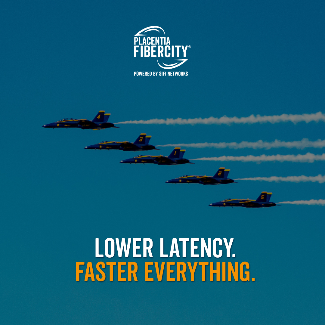 PFiberCity's tweet photo. Why do some internet connections feel instant while others lag? It comes down to latency - the delay between sending and receiving data. Fiber is built for lower latency, giving you smoother streaming, gaming &amp; more. Experience the difference: https://t.co/JfloWF1XNm. https://t.co/wu2yiRmUaW
