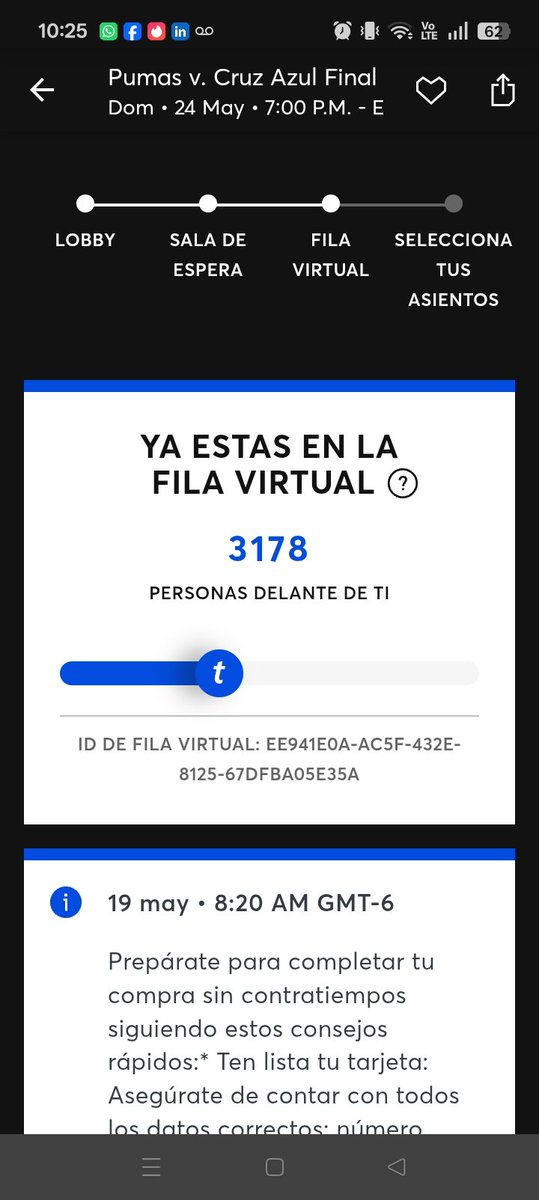 DanRamosC's tweet photo. @guzz_garces @Dpressed18 @srperezpolanco Rolense una cuenta y sacamos boletos. Yo tengo abono y Bankaool y saco para el de ida https://t.co/CdGWaNCnrL