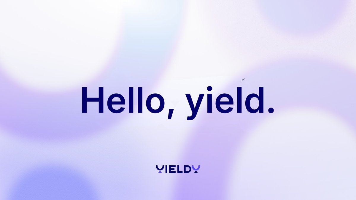 Yieldy tweet media