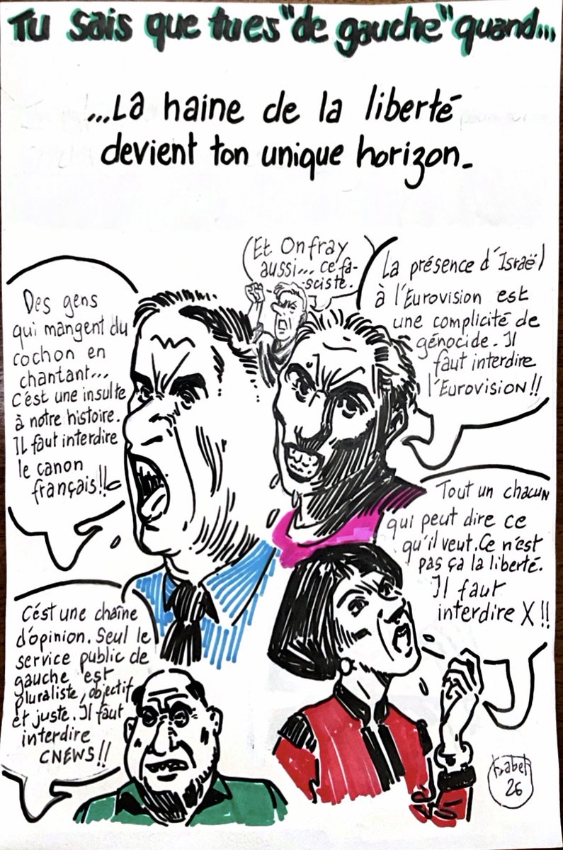 Tu sais que tu es de gauche quand…. tweet media