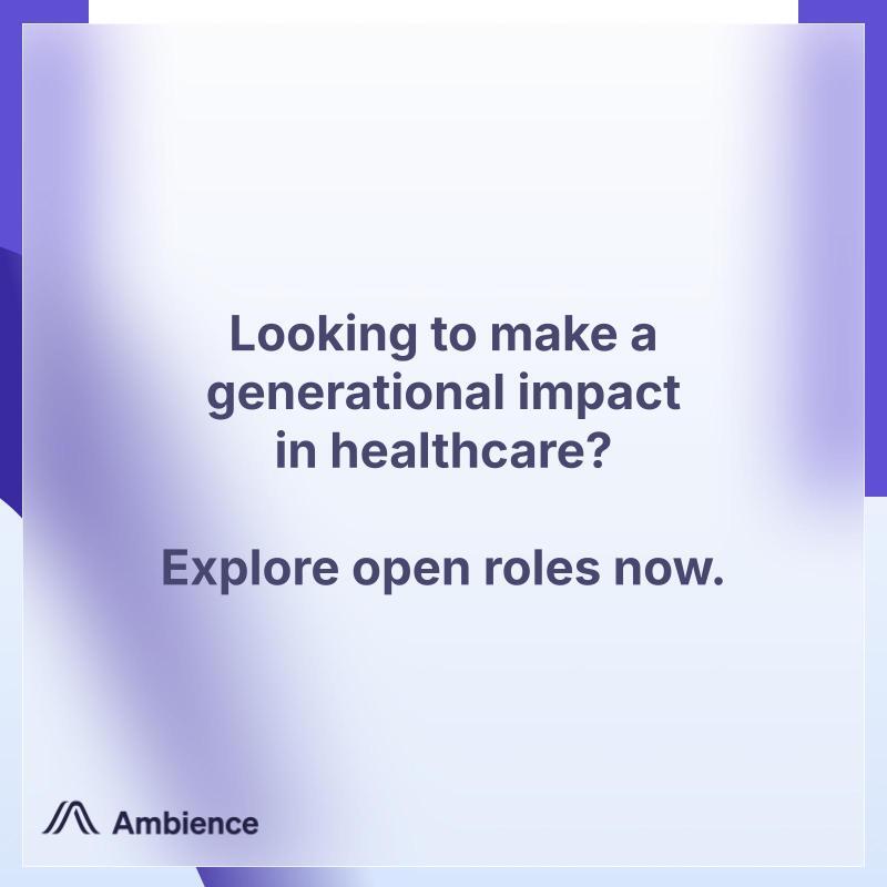 Ambience Healthcare tweet media