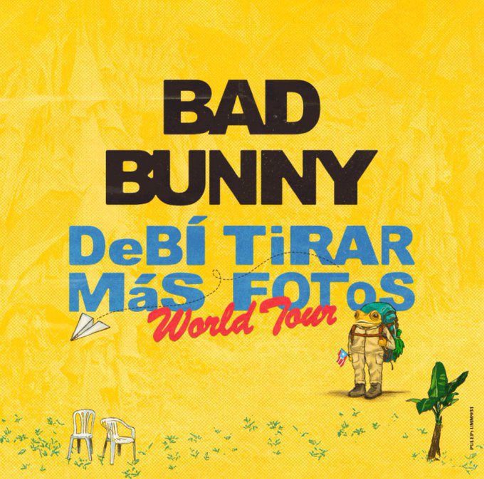 AccessBadBunny's tweet photo. It is expected that Quevedo will be one of the guests at one of Bad Bunny’s concerts in Spain during the “DeBÍ TiRAR MáS FOToS” tour. 🇪🇸🏟️ https://t.co/jANjgleCvJ