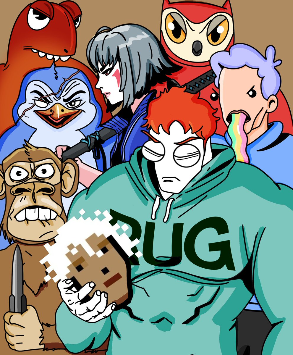 PostRugPhotos's tweet photo. Made a viltrumite meme for NFTs 

Who am I missing? https://t.co/lb5YBbfRrh