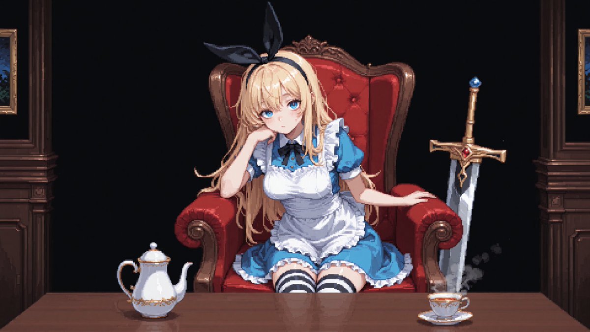 Wispledger's tweet photo. Howdy! With Steam NextFest around the corner, I'll be inundating you with wallpapers I've rendered for my subscribers until the big day. When all is said and done, there'll be an updated demo release for your enjoyment.

First up, Alice! https://t.co/hoEp8DpxH9