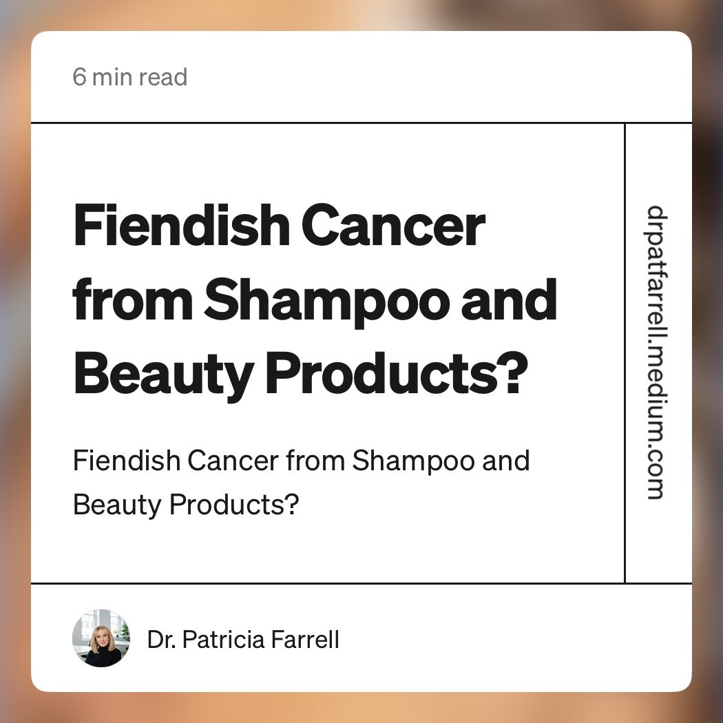 BeingWellpub's tweet photo. We check nutrition labels on food—but when was the last time you checked your shampoo bottle? 🤔🫧

Ingredients in everyday beauty products are raising serious health concerns, such as cancer risks.

Dr. Patricia Farrell breaks down what you need to know:
https://t.co/eYvgG6cOG2 https://t.co/WkQTYeogdF