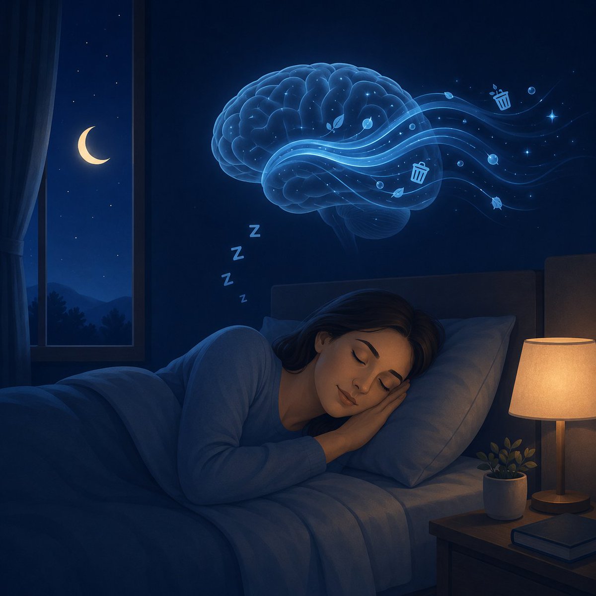 charlesstone's tweet photo. Your brain takes out the trash while you sleep.

Deep sleep helps clear metabolic waste, restore attention, and regulate emotion.

Psalm 4:8 says, “In peace I will lie down and sleep…”

Sleep is not just rest.

It is nightly restoration.

God is awake.

You can sleep. https://t.co/6pDFKc1MJ1