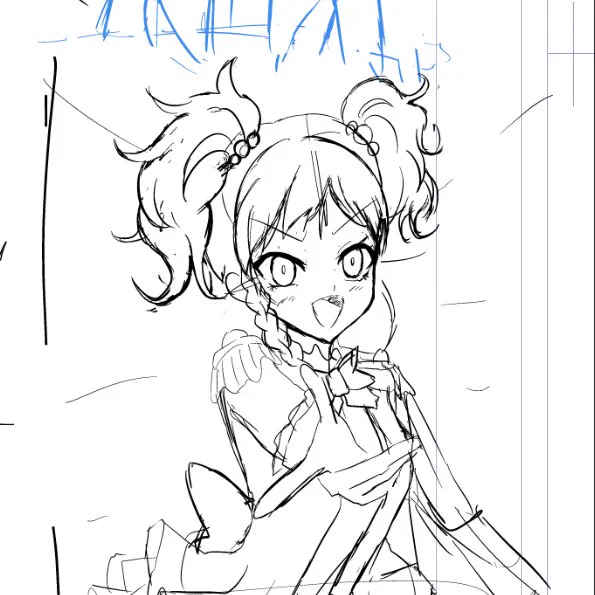 初めて描いた 