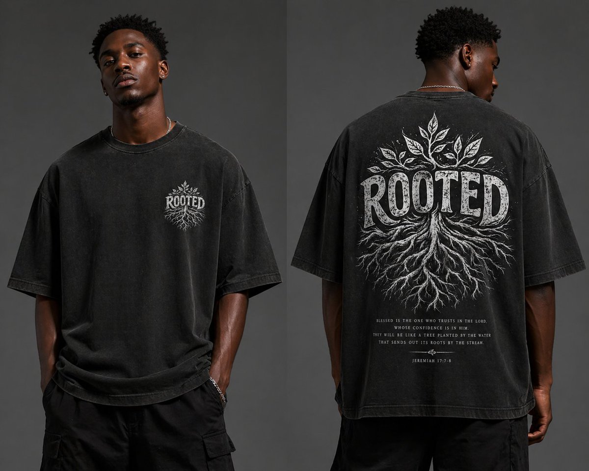 rooted_strongly's tweet photo. Wear your scriptures
Step out in grace
#rooted #Streetwear2026 #christianfashion https://t.co/DMcMSHQCkZ