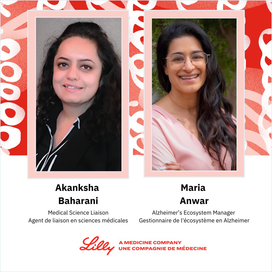 VAST_training's tweet photo. Going to the VAST 2026 Conference? Connect with the Lilly Canada team: Maria Anwar, Alzheimer's Ecosystem Manager - Western Canada and Akanksha Baharani, Medical Science Liasion - Western Canada!

https://t.co/fo6k0sijfD
https://t.co/tRbwbaYgBP
https://t.co/8OjwOyuV6K https://t.co/B4sEeEwAi4