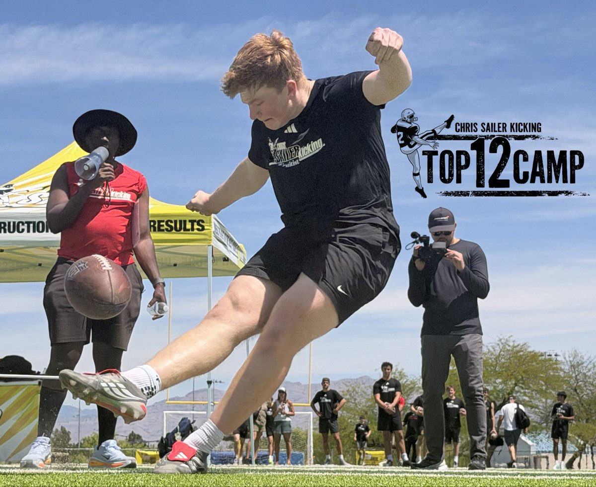 Chris_Sailer's tweet photo. TOP 12 Wild Card Selection ✅

The next Chris Sailer Kicking TOP 12 Wild Card Selection is @GingerKicker22 (2027, WI).

Evan put on big time performances at both Vegas 47 &amp; Vegas 48. He is ready for the big stage. Welcome to TOP 12. 

#TeamSailer #TOP12 https://t.co/oSsLkj3wXz