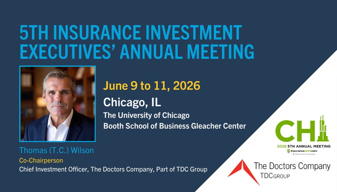 doctorscompany's tweet photo. We are pleased to share that Thomas (T.C.) Wilson, Chief Investment Officer for @doctorscompany, will serve as Co-Chairperson for the https://t.co/I7R1ouMauo 5th Insurance Investment Executives’ Annual Meeting. To learn more, visit: https://t.co/mVCBWZe1kj https://t.co/oWFXw1N7G0