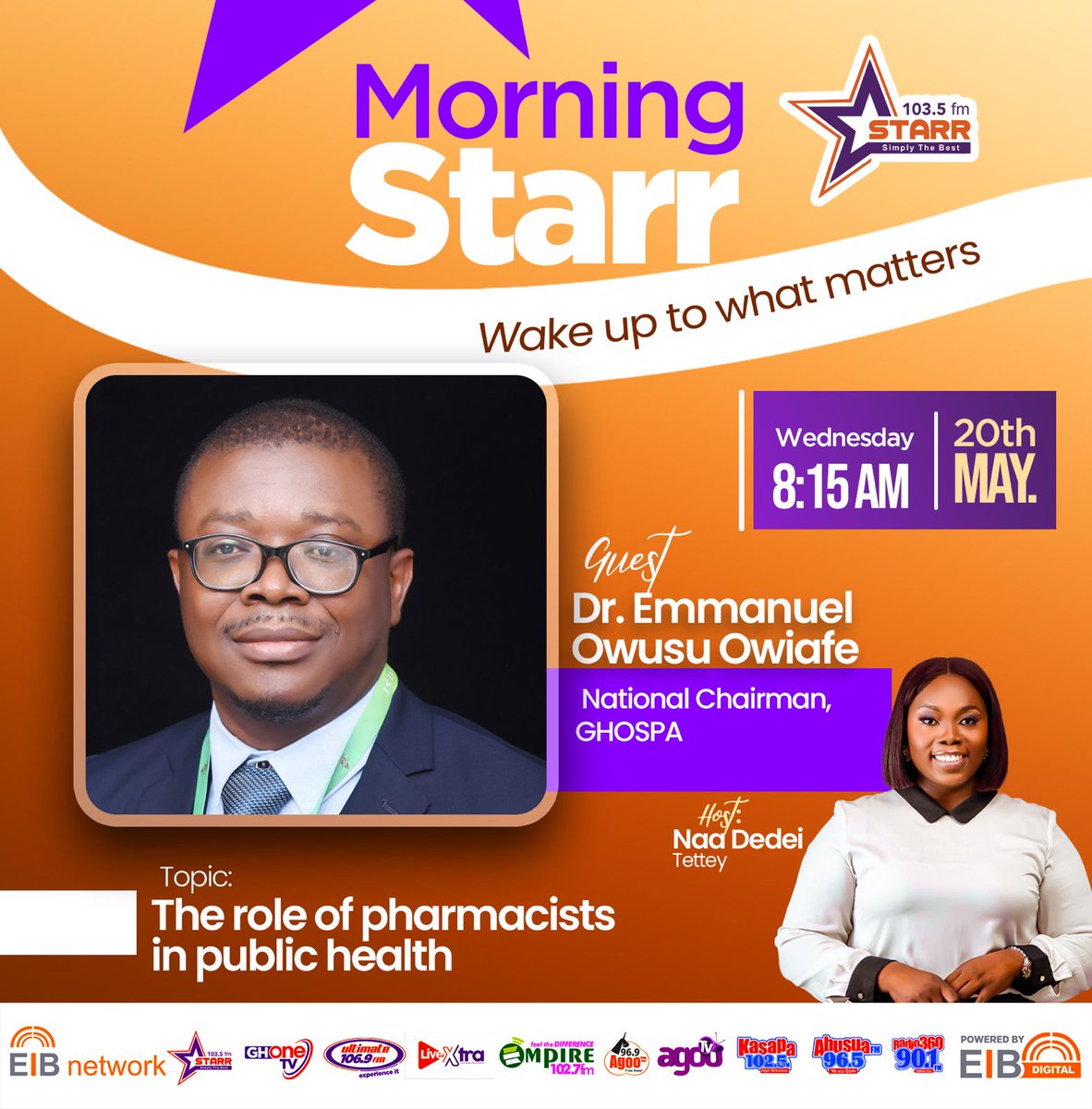 GHOSPANATIONAL's tweet photo. The role of pharmacists in the healthcare system can never be substituted . Take away pharmacists and risk the public of increased in medication errors. The pharmacists intervention is silent life saver many do not see. To know more tune in tomorrow morning.
#Askyourpharmacists https://t.co/MVnlBooDCo