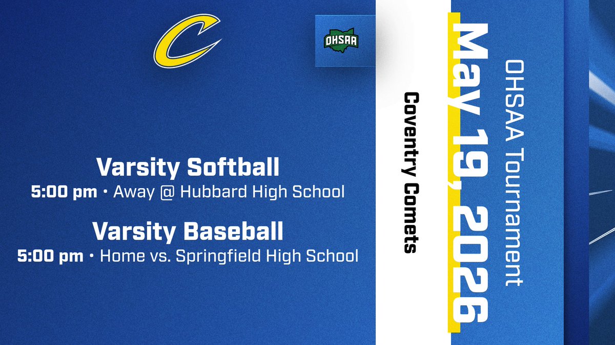 Coventry H.S. Athletics tweet media