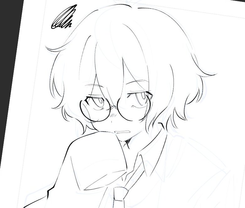 fimished a comms today,,, sketched before i go sleep 