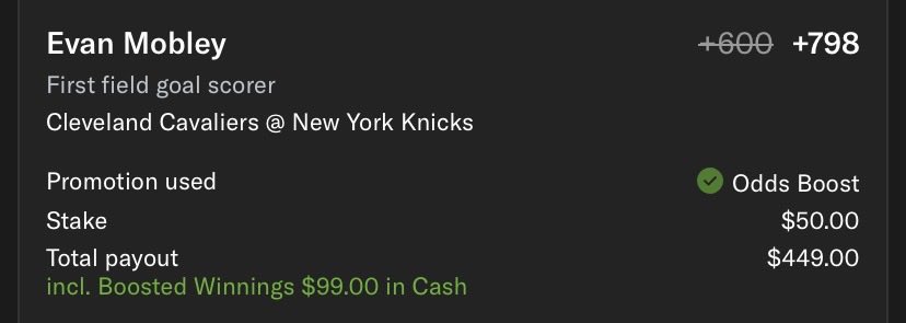 First Basket Bets tweet media