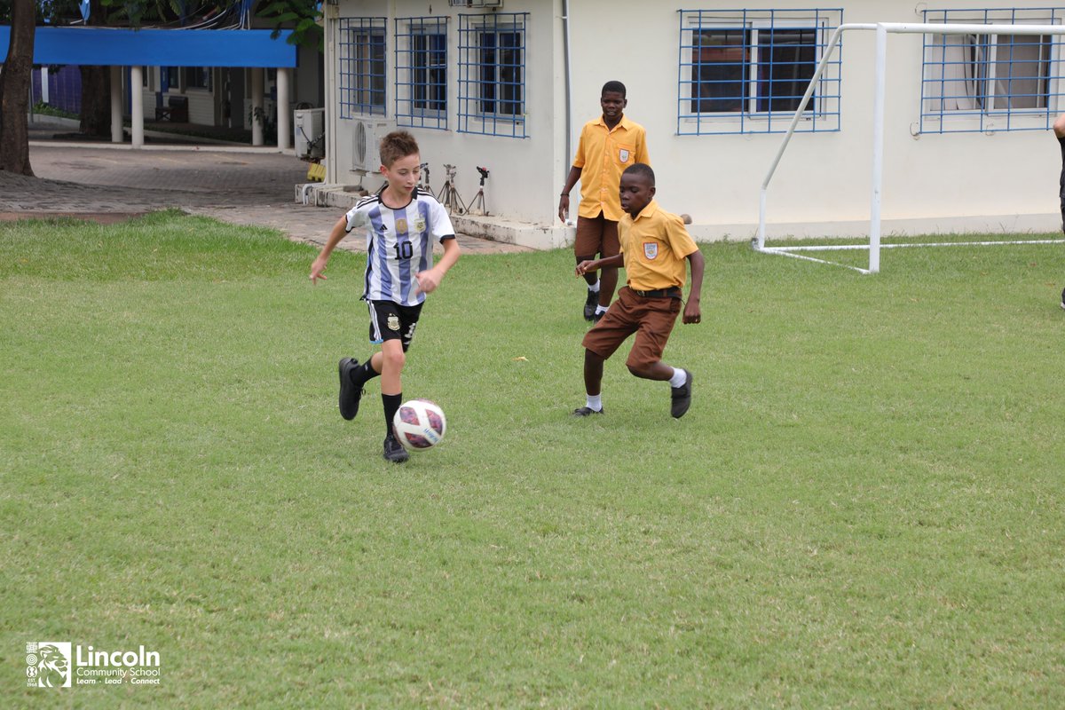 LCSGhana's tweet photo. The letters came to life! Our 6th graders finally met their pen pals in person for a day of sports, dancing &amp; community building. A powerful reminder of the connections that grow when we learn together! Next up: we head to their community soon!
#ServiceLearning #Penpal #LCSGhana https://t.co/YjX7EcqzXc