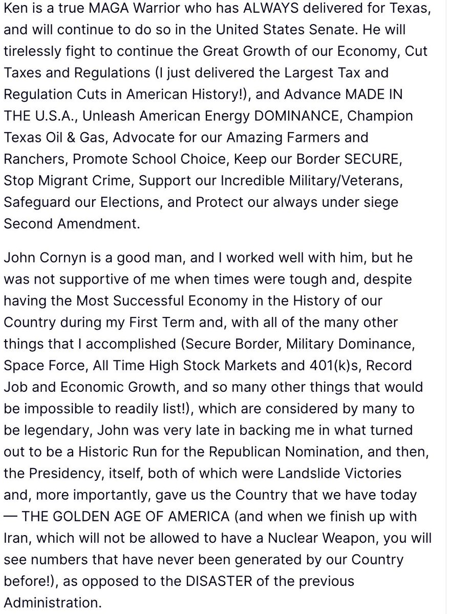 Attorney General Ken Paxton tweet media