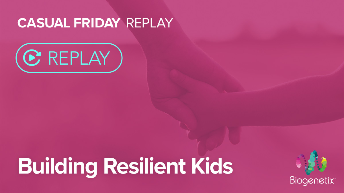 biogenetix's tweet photo. REPLAY: Building Resilient Kids
https://t.co/EDhrQzzolY
Last week, launched part 1 in a new series focused on building resilient kids! Dr. Watts outlined the major systems and support points filtered through what the latest literature has to offer.  Watch it now! https://t.co/NORTQcqcwA